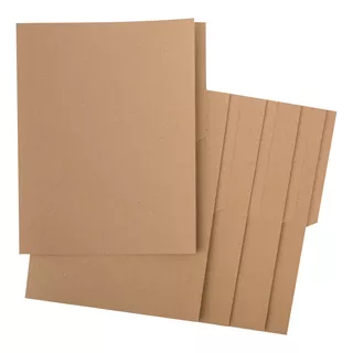 Folder Reciclado Tamaño Carta Ecológico Kraft 500 Folders