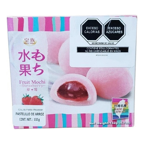 Royal Fruit Mochi Fresa 132g