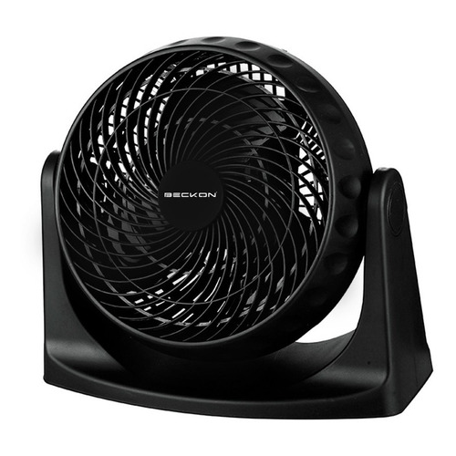 Ventilador de piso pared 2 en 1 turbo fan de 8 pulgadas 20cm 3 velocidades Negro Beckon