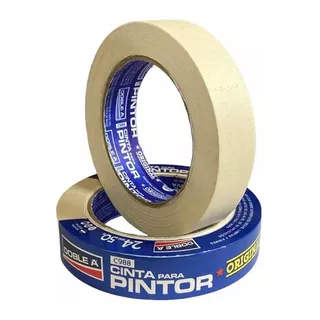 Cinta De Papel Para Enmascarar Pintor Doble A 24 Mm 36 Un 