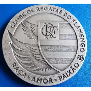 Medalha 120 Anos Flamengo, Prata Pura, Cmb Certif E Estojo.