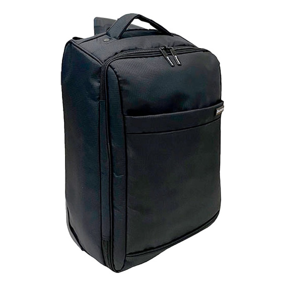 Valija Carry On Discovery 27555/6/7/8 Semi Rigida Plegable Cabina Viaje Color Negro