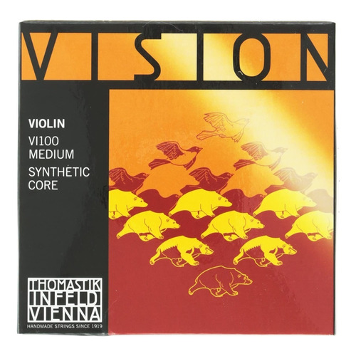 Encordado Cuerdas Violin 4/4 Thomastik Vision Vi100 Medium