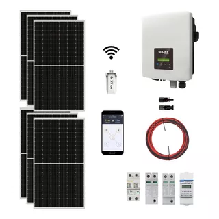 Kit Solar On Grid 300kwh Mes Inversor Inyección Cero Aire Ac