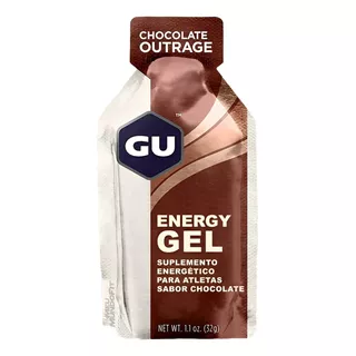 Gu Energy Gel Sabor Chocolate Belga Repositor Energético Atletas 1 Sachê 