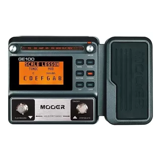 Pedal Guitarra Pedaleira Mooer Ge100 Multi Efeitos Com Fonte