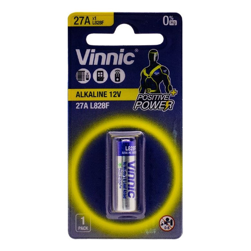 Pila Alcalina Vinnic 27a 12v