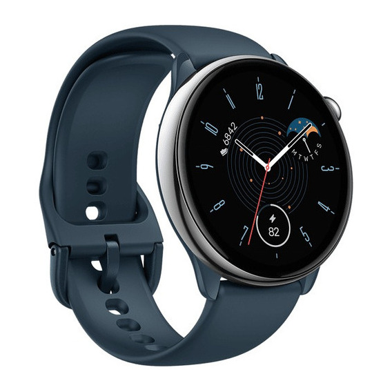 Smarwatch Reloj Inteligente Amazfit Gtr Mini Oximetro Azul Color De La Malla Azul