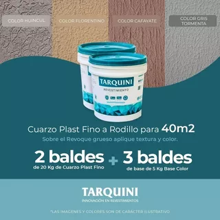 Tarquini A Rodillo Oferta  Para 40m2