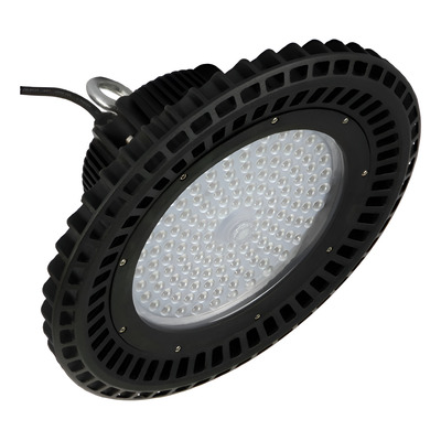 Colgante Led Industrial Alta Potencia Aluminio 200w Ufo  Negro