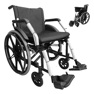 Cadeira De Rodas Dobrável Poty Jaguaribe Alumínio Cap.150kg