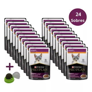 Pack Pro Plan 24 Pouches Gato Adulto Urinary 85gr
