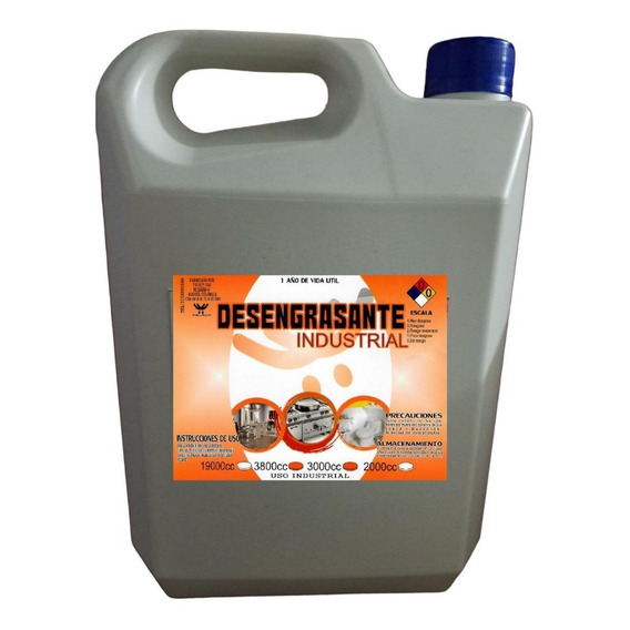 Desengrasante Industrial 4 Lt Galon Multiusos