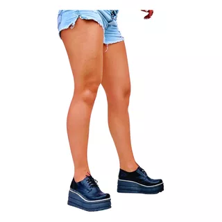 Zapatos Mujer Acordonados Clasicos Plataforma Charritos Suela Taco De Goma Mugato-bsas®