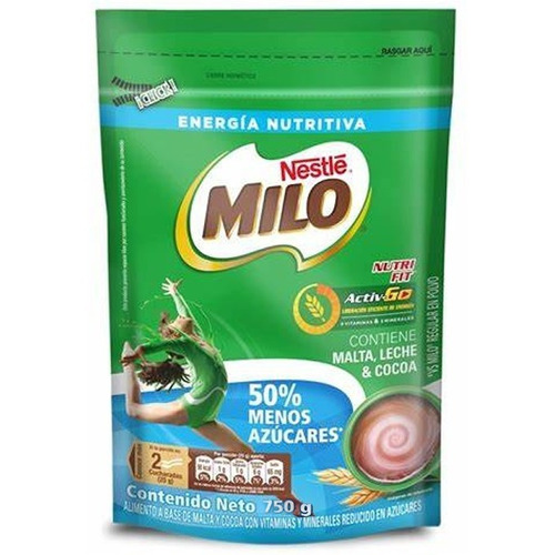 Chocolate Milo Menos Azucar
