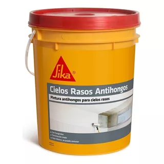 Pintura Para Cielorraso Cubritiva Antihongos Sika - 4  Kg Color Blanco