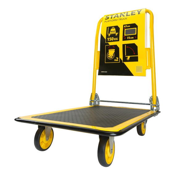 Carro Plataforma De Acero 150 Kg Stanley Cuotfs