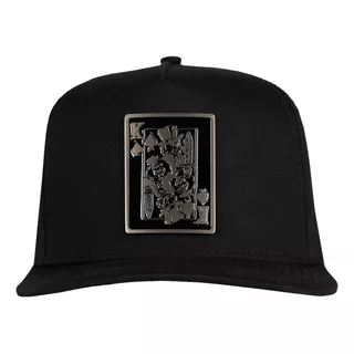 Gorra Jc Hats Kings Card Black On Black Edicion Especial