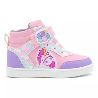 Tenis Unicornio Disney Niña Daian Blanco/rosa 14-19