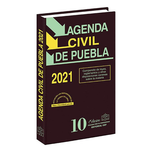 Agenda Civil Del Estado De Puebla 2021 Isef