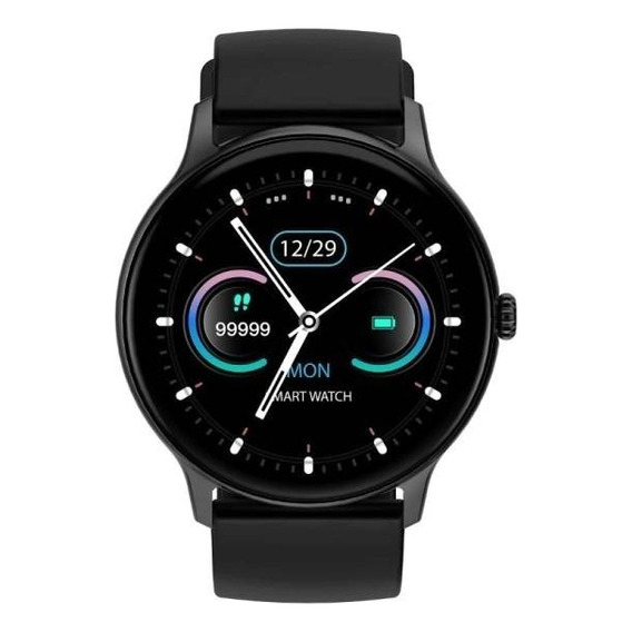 Smartwatch Foxbox Quark Neon Ip67 Notificaciones Diseño de la malla negro