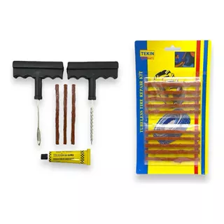 Kit Montallantas Sellomatic + Set 10 Tacos Para Carro O Moto