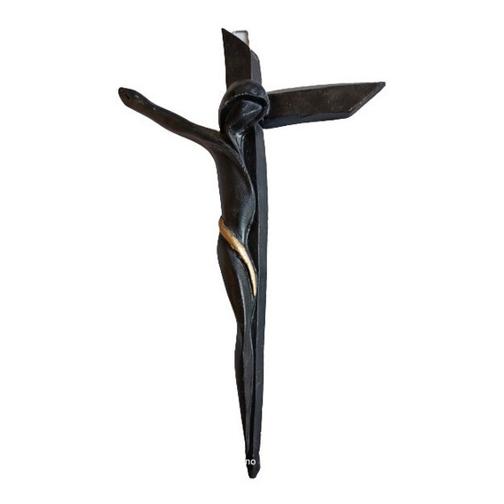 Escultura Figura Cristo Dalí Chico Pared Minimalista 24cm