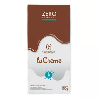 Tablete Lacreme Ao Leite Zero Açucar 100g Cacau Show