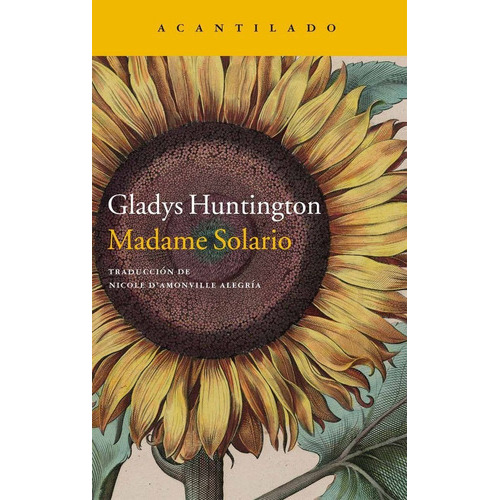 Madame Solario, De Huntington, Gladys. Editorial Acantilado, Tapa Blanda En Español