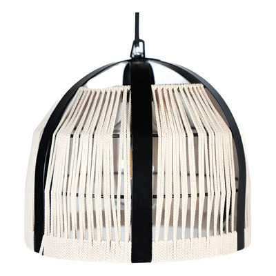 Colgante Gisele Ø40cm Metal Negro 1xe27 Marfil Marfil