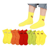 Calcetines Tobilleros Vistoso Para Bebe Y Niños10 Pares