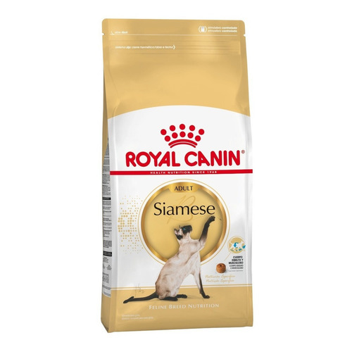 Alimento Royal Canin Feline Breed Nutrition Siamese 38 para gato adulto sabor mix en bolsa de 1.5 kg