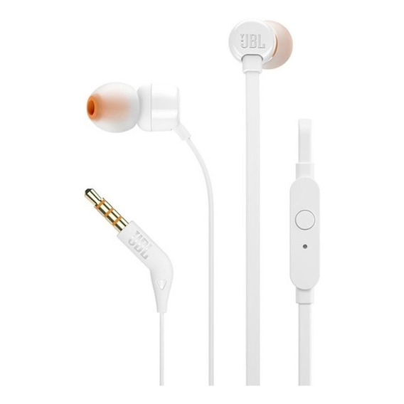Audífonos In-ear Jbl Tune 110 Jblt110 White