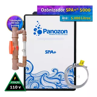 Ozonizador Spa+ 5000 C/ Bypass Venturi Para Hidro - Panozon 110v