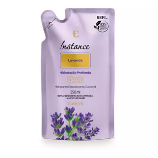  Refil Hidratante Desodorante Corporal Instance Lavanda 350ml