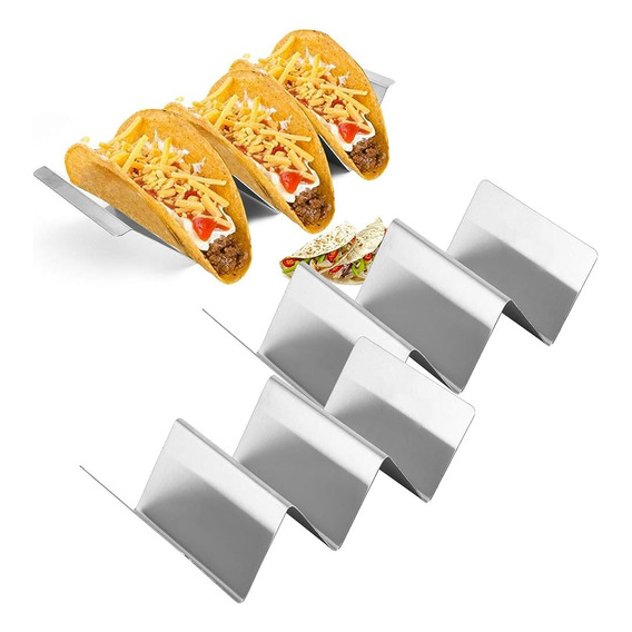 Soporte Para Tacos Acero Inoxidable En Forma De W Ts Home