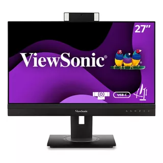 Monitor Viewsonic Vg2756v-2k Qhd, Ips Camara Con Iluminacion