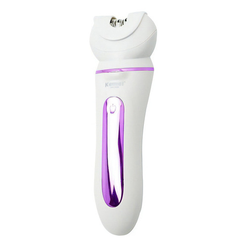 Depiladora eléctrica para mujer, kit de limpieza de piel 5 en 1, Km-7936, color blanco, 110 V/220 V