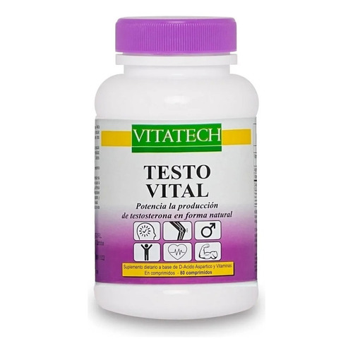 Testo Vital Vitatech Precursor De Testosterona Sabor Sin sabor