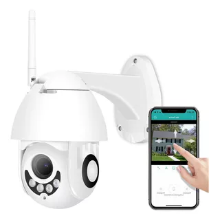 Camara Ip  1080p Fhd Conexion Wifi Ptz Domo  320° De Giro  