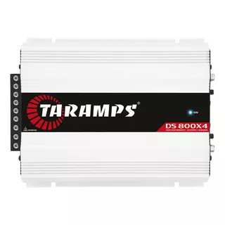 Modulo Taramps Ds800x4 Amplificador 800w 2 Ohms Ds 800x4 Potencia 800 4 Canais Som Automotivo