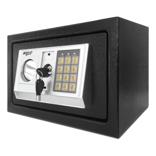 Caja Fuerte Helle Haus hk-200-02331 Seguridad Alemana Digital Alarma Pilas Teclado Color Negro