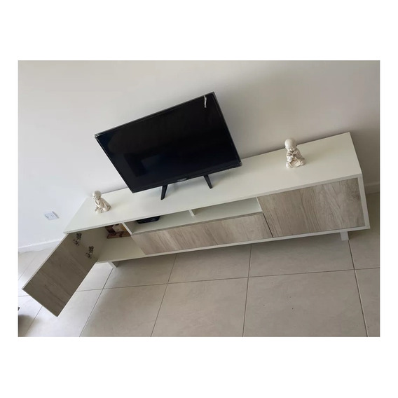 Mueble De Tv Modular Modelo Vacancy-ii Calidad Melamina