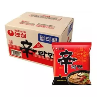 Sopa Instantanea Ramen Coreano Nongshim Shin Ramen 40 Piezas 120 Grs C/u