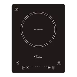 Fogão Cooktop 1 Queimador Indução Preto Fischer 220v