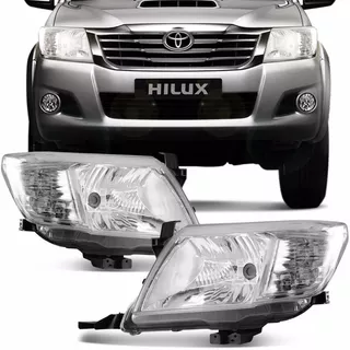 Farol Pick Up Hilux Srv 2012 2013 2014 2015 Cristal