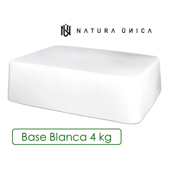 Jabón Base Glicerina Blanco Mayoreo, 4 Kg