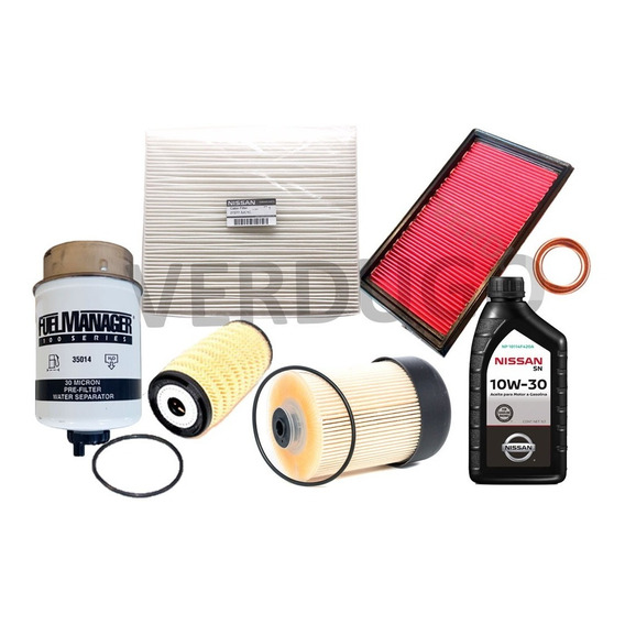 Kit Filtros Y Aceite Nissan Np300 - Original