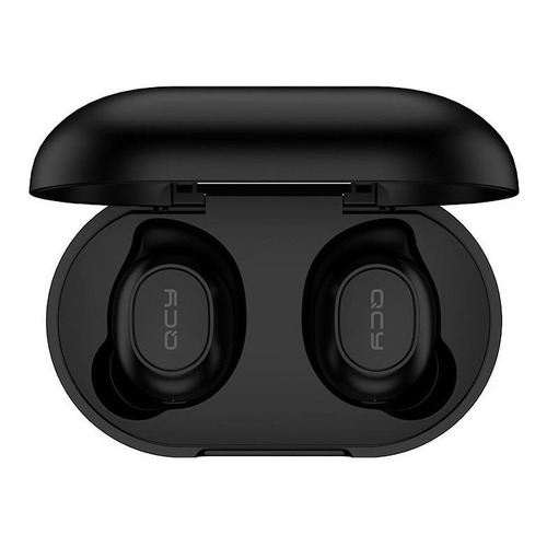 Audífonos in-ear inalámbricos QCY T9S TWS negro con luz LED
