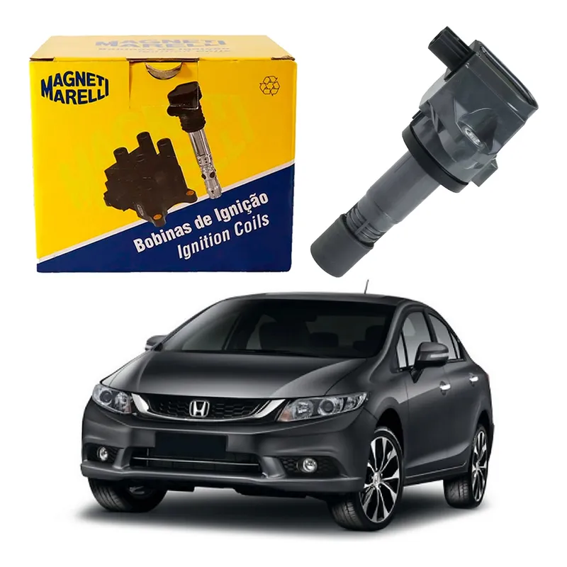 1 Bobina De Ignição Marelli Civic 2.0 2015 A 2016